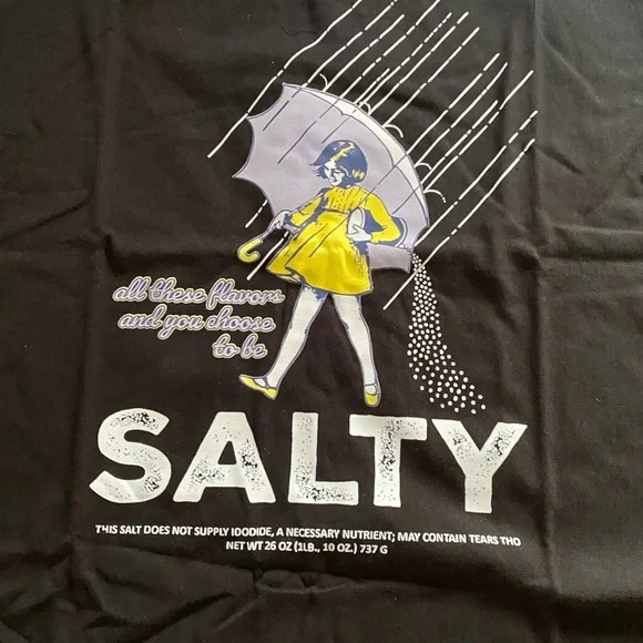 Black Short Sleeve Tee with Graphic Design - Picture 4 of 5